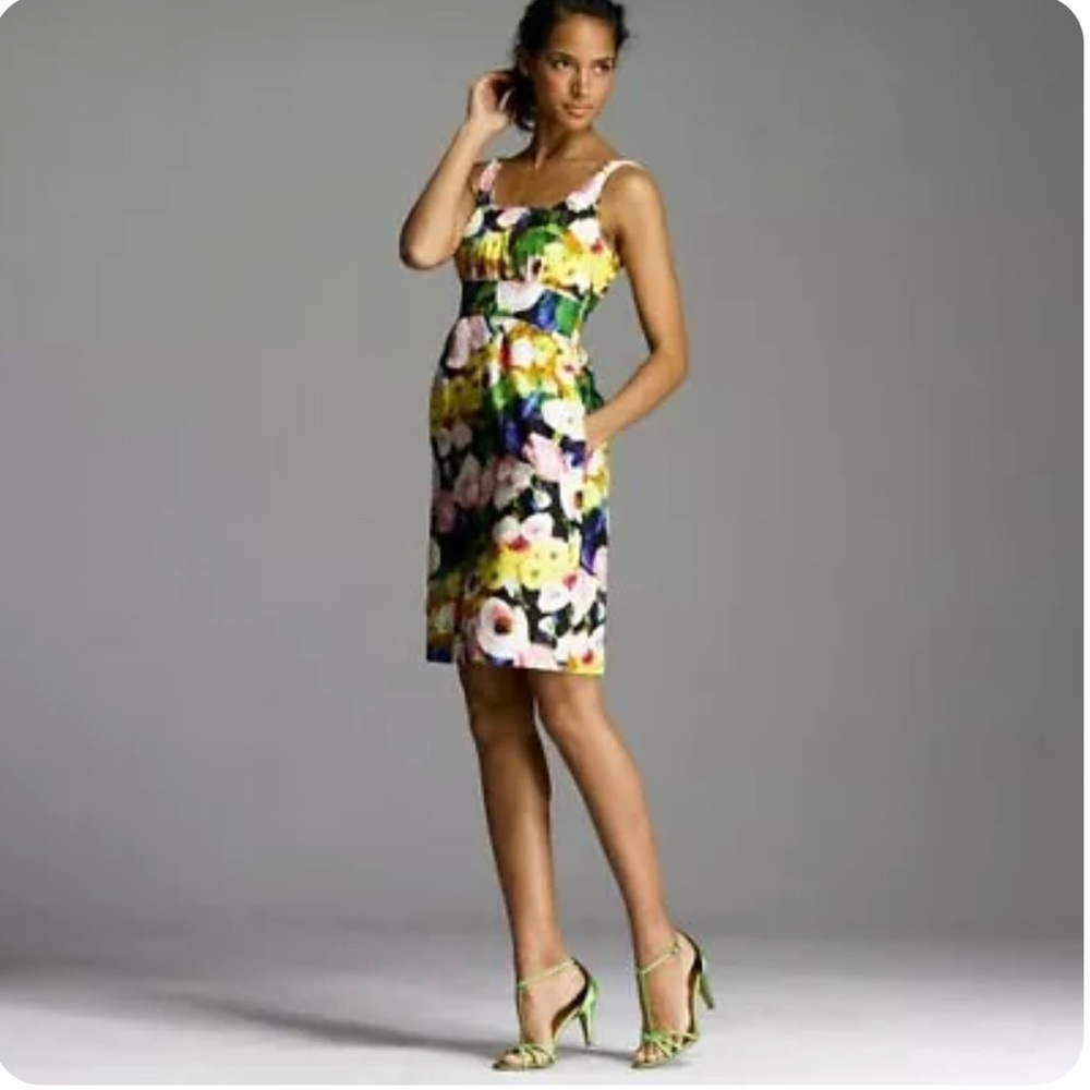 Rare J.Crew Collection Giverny Sydney Silk Dress